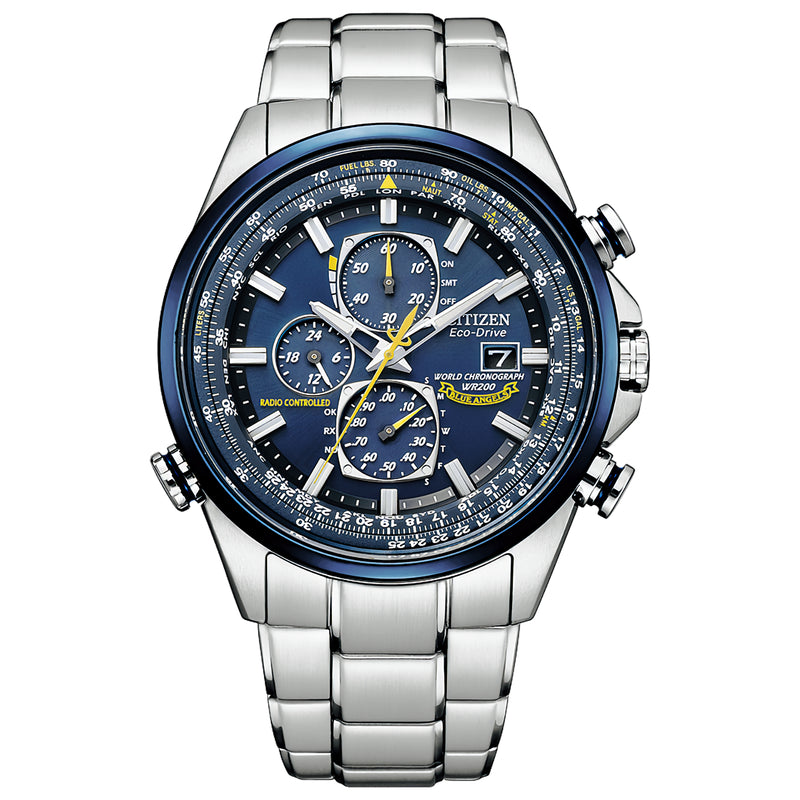 CITIZEN PROMASTER SKY Blue Angels AT8020-54L Chronograph Blue Dial Men's Watch