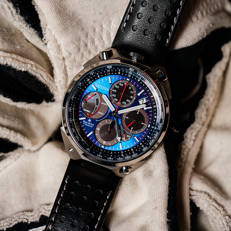 CITIZEN PROMASTER LAND AV0088-01L Eco-Drive Chronograph Titanium Limited Watch