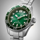 CITIZEN PROMASTER BN0269-50W Eco-Drive Green Dial Date Display 20ATM Diver Watch