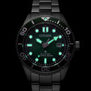 CITIZEN PROMASTER BN0269-50W Eco-Drive Green Dial Date Display 20ATM Diver Watch