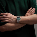 CITIZEN PROMASTER BN0269-50W Eco-Drive Green Dial Date Display 20ATM Diver Watch