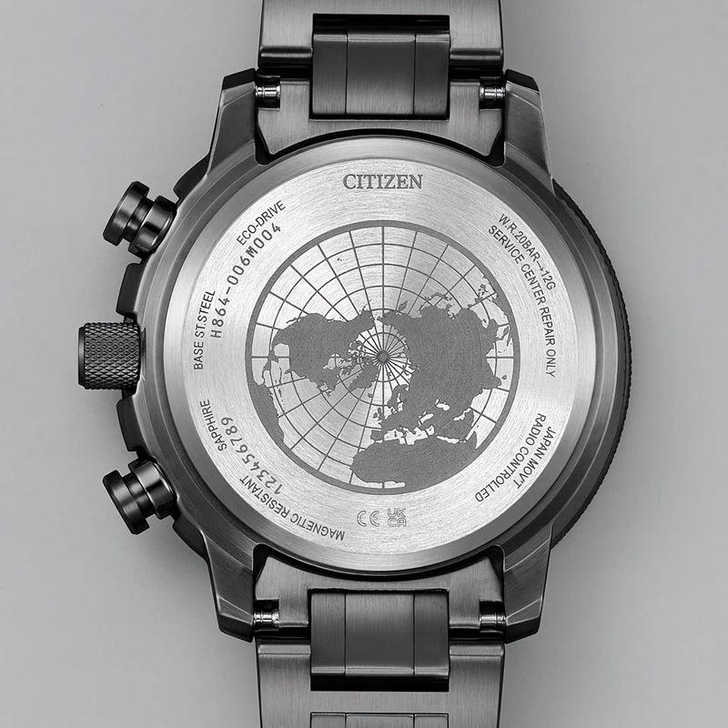 CITIZEN Promaster Sky BY3005-56G Radio-Controlled Black Dial World Time Watch