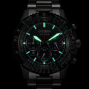Citizen Promaster Navihawk CA4664-60W ｜光動能｜計時秒錶｜不鏽鋼｜飛行錶