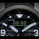 CITIZEN PROMASTER JV1007-07E Black Dial Chronograph Analog-Digital 20ATM Watch