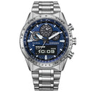 CITIZEN PROMASTER JV2000-51L Blue Dial Chronograph Perpetual World Time Watch