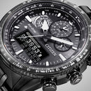 CITIZEN PROMASTER JV2005-58E Black Dial Chronograph Perpetual World Time Watch