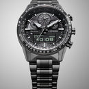 CITIZEN PROMASTER JV2005-58E Black Dial Chronograph Perpetual World Time Watch