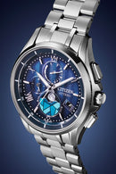 CITIZEN ATTESA BY1000-51L Dear系列 光動能超級鈦金屬 Duratect萬年曆電波時計月相世界時間限量版 2200隻