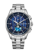 CITIZEN ATTESA BY1000-51L Dear系列 光動能超級鈦金屬 Duratect萬年曆電波時計月相世界時間限量版 2200隻