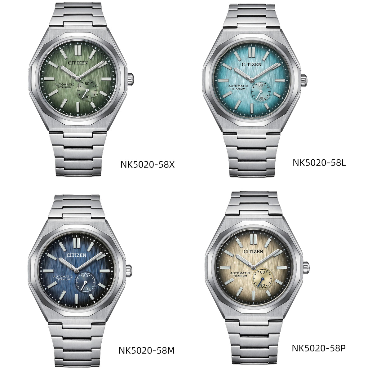 CITIZEN Zenshin 60 NK5020-58P NK5020-58M NK5020-58L NK5020-58X