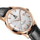 Ernest Borel Retro Collection Automatic Silver White Dial Date Display Men Watch