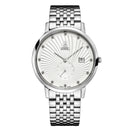 Ernest Borel Joss Collection Silver Dial Date Display Stainless Steel Men Watch