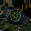 Luminox XS.3517.NSF Navy Seal Foundation Green Dial Date Display Driver Watch