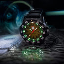 Luminox XS.3813.L Master Carbon Seal Green Dial Date Display 300M Driver Watch