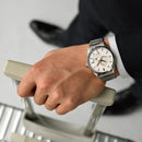 ORIENT Contemporary RN-AK0301S SUN & MOON Automatic White Dial 316L Steel Watch