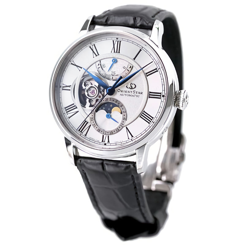 ORIENT STAR東方星 Mechanical Moon Phase Open Heart 公開心 RK-AY0101S White Dial Watch JAPAN