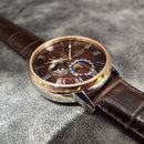 ORIENT STAR RK-AY0105Y Mechanical Moon Phase Open Heart Brown Dial Watch JAPAN