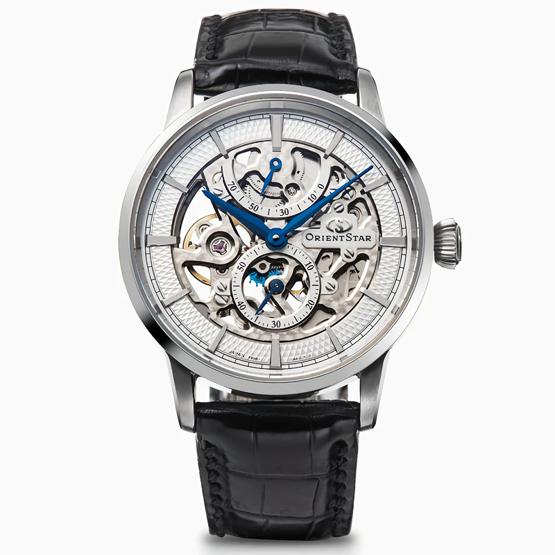 ORIENT STAR東方星 F8 Skeleton RK-AZ0002S Mechanical Automatic 全鏤空 Silver Dial Watch JAPAN