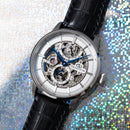 ORIENT STAR F8 Skeleton RK-AZ0002S Mechanical Automatic Silver Dial Watch JAPAN