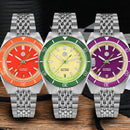 SAN MARTIN Fruit Series SN0116-G-B Automatic Colorful Design 39.5mm 20ATM Watch