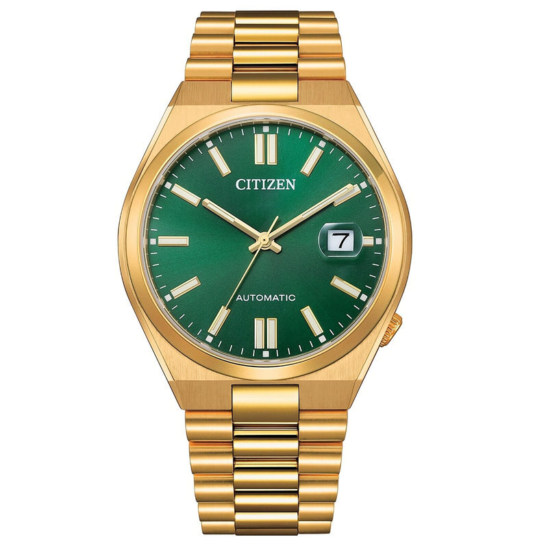 Citizen NJ0152-51X Tsuyosa Automatic Green Dial Date Display Sapphire Men Watch