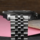 SAN MARTIN SN0128-G4 Automatic Pink BB Dial Sapphire 40mm 200M Men's Diver Watch