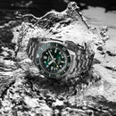 Seiko Prospex SPB381J1 Automatic GMT Green Dial Date Disp Diver Watch WARRANTY
