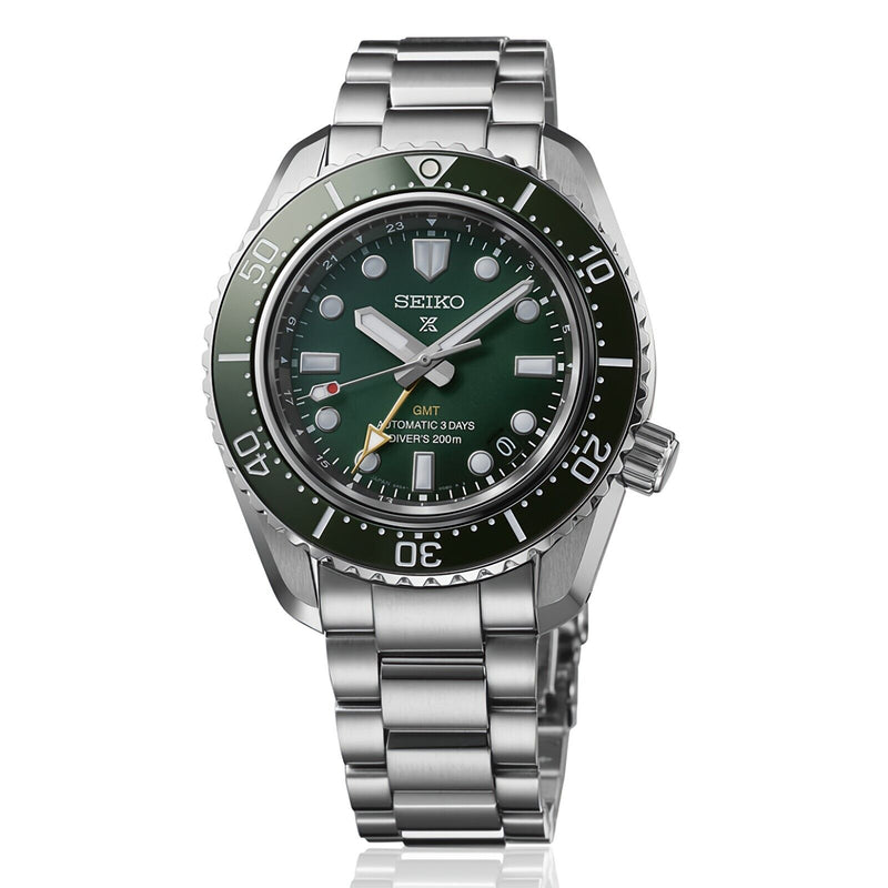 Seiko Prospex SPB381J1 Automatic GMT Green Dial Date Disp Diver Watch WARRANTY