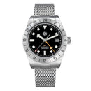 SAN MARTIN SN0135-G GMT Automatic Enamel Dial Date Display Sapphire 39mm Watch