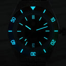 SAN MARTIN SN0116-G-B1 Automatic Date Disp. Rainbow Bezel Sapphire 39.5mm Watch