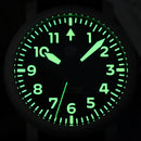 SAN MARTIN SN0143-G Automatic Stainless Steel 40mm 10ATM Retro Pilot Men's Watch