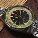 SAN MARTIN SN0116-G-B2 Automatic Vintage Distressed Design 39.5mm Diver's Watch