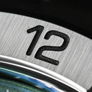 SAN MARTIN SN0130-G-B Automatic Gemstone Dial Sapphire Stainless Steel Men Watch