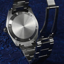 SAN MARTIN SN0130-G-B Automatic Gemstone Dial Sapphire Stainless Steel Men Watch