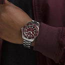 SEIKO Prospex Sea Samurai SRPL11K1 Automatic Red Dial Date Display Diver Watch