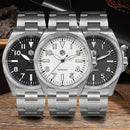 SAN MARTIN SN0132-G NH35 Automatic Stainless Steel 40mm 10ATM Men's Sport Watch