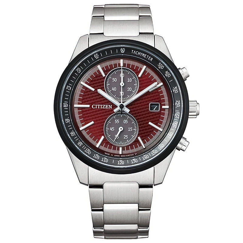 CITIZEN JOUNETSU COLLECTION CA7034-96W E Eco-Drive Red Dial Date Display Watch