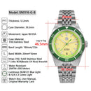 SAN MARTIN Fruit Series SN0116-G-B Automatic Colorful Design 39.5mm 20ATM Watch