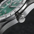 SAN MARTIN SN0130-G-B Automatic Gemstone Dial Sapphire Stainless Steel Men Watch