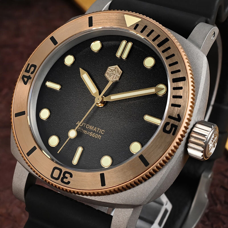 SAN MARTIN SN0125T 鈦合金 機械錶