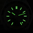 SAN MARTIN SN0116-G V6 GMT Automatic Date Dis Stainless Steel 39.5mm Retro Watch