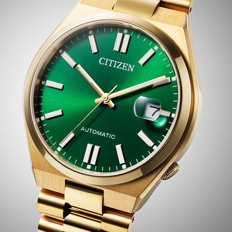 Citizen NJ0152-51X Tsuyosa Automatic Green Dial Date Display Sapphire Men Watch