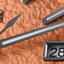 SAN MARTIN SN0129-G-C2/3 Automatic Oil-pressed Dial Date Display 39mm Gada Watch