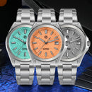 SAN MARTIN SN0129-G-C2/3 Automatic Oil-pressed Dial Date Display 39mm Gada Watch