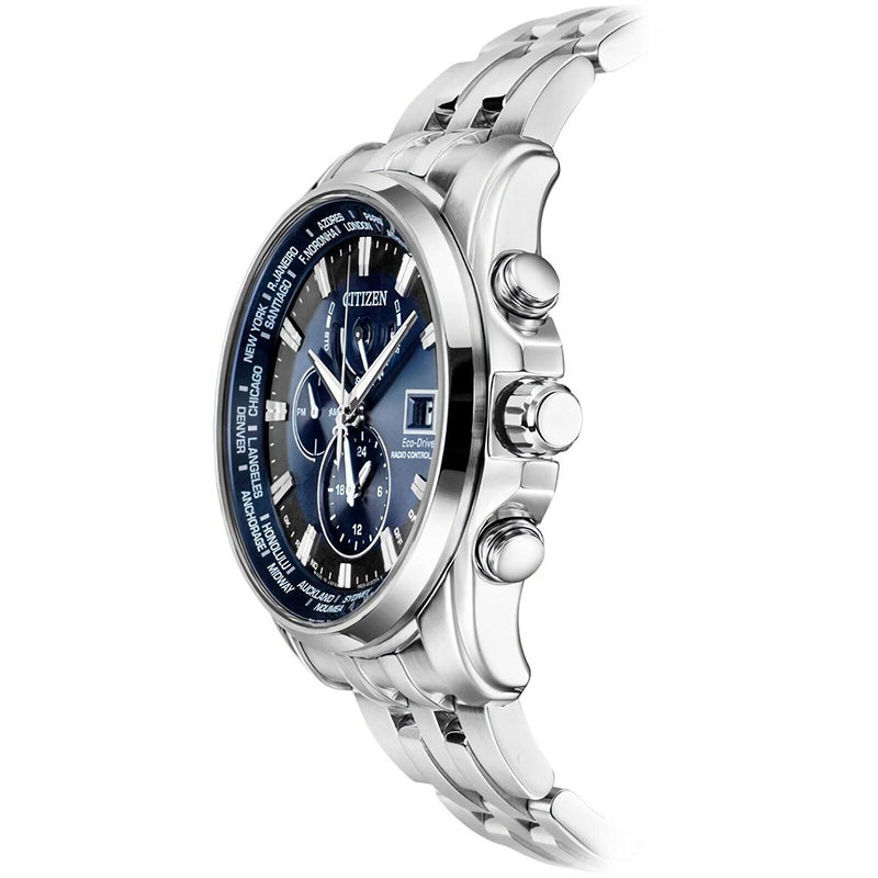 Citizen AT9031-52L Eco-Drive Radio-Controlled World Time Perpetual Alarm Watch