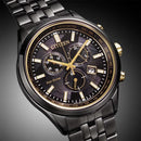 CITIZEN LIGHT in BLACK AT2576-68E Eco-Drive Black Dial Chronograph Men's Watch