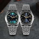 SAN MARTIN SN0144-CG Miyota 90S5 Automatic Sunburst Jianzhan Dial 39mm Gada Watch