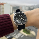 SEIKO Prospex Turtle SRPE93K1 Automatic Diver Scuba Black Dial Watch WARRANTY