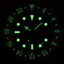 SAN MARTIN SN0005-G-B1 GMT Automatic Stainless Steel 40mm 20ATM Men Diver Watch