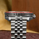 SAN MARTIN SN0005-G-B1 GMT Automatic Stainless Steel 40mm 20ATM Men Diver Watch